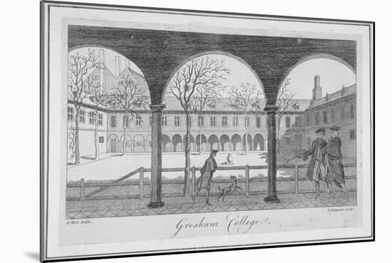 Gresham College, City of London, 1766-null-Mounted Giclee Print