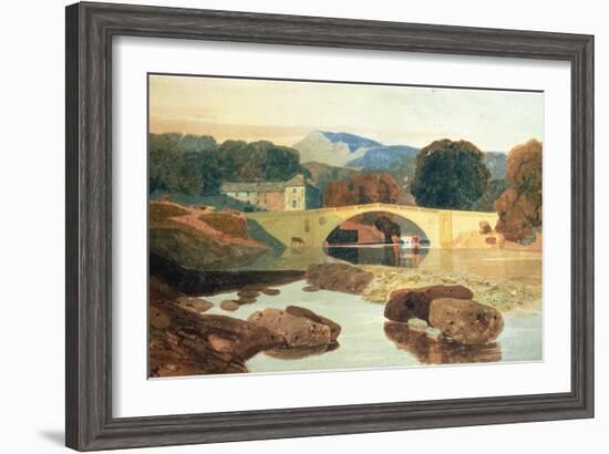 Greta Bridge, Yorkshire, 1810-John Sell Cotman-Framed Giclee Print