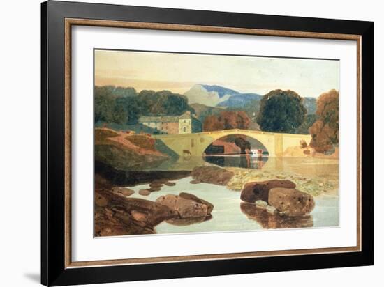 Greta Bridge, Yorkshire, 1810-John Sell Cotman-Framed Giclee Print