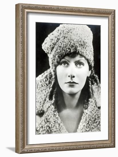 Greta Garbo in the Role of Anna Karenina (B/W Photo)-American Photographer-Framed Giclee Print