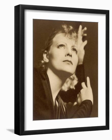 Greta Garbo (Real Name Greta Lovisa Gustafsson) Swedish Actress-null-Framed Photographic Print