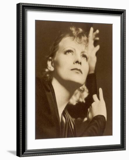 Greta Garbo (Real Name Greta Lovisa Gustafsson) Swedish Actress-null-Framed Photographic Print