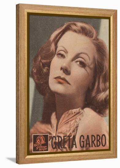 Greta Garbo, Swedish Actress and Film Star-null-Framed Premier Image Canvas