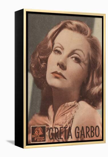 Greta Garbo, Swedish Actress and Film Star-null-Framed Premier Image Canvas