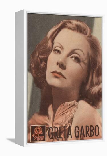 Greta Garbo, Swedish Actress and Film Star-null-Framed Premier Image Canvas