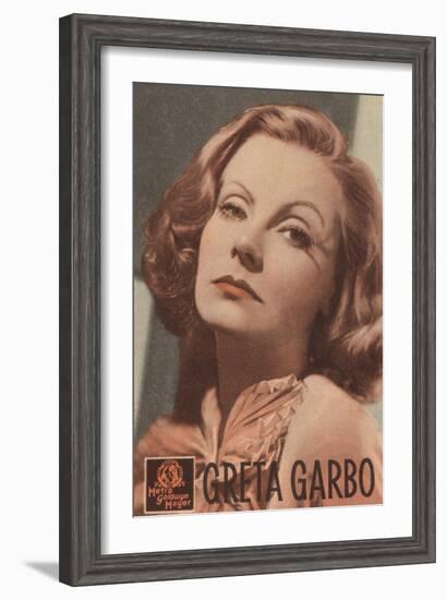 Greta Garbo, Swedish Actress and Film Star-null-Framed Photographic Print