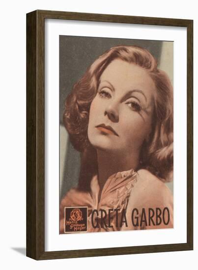 Greta Garbo, Swedish Actress and Film Star-null-Framed Photographic Print