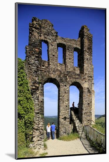 Grevenburg Castle Ruin, Traben-Trabach, Moselle Valley, Rhineland-Palatinate, Germany, Europe-Hans-Peter Merten-Mounted Photographic Print