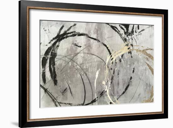 Grey Abstract I-PI Studio-Framed Art Print