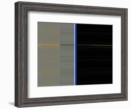 Grey and Black-NaxArt-Framed Art Print