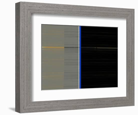 Grey and Black-NaxArt-Framed Art Print