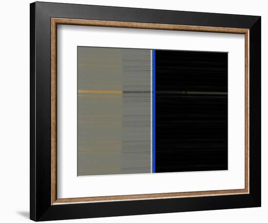 Grey and Black-NaxArt-Framed Art Print