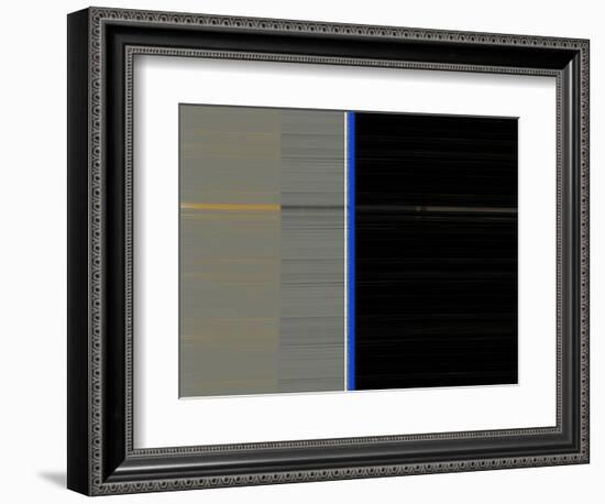 Grey and Black-NaxArt-Framed Art Print