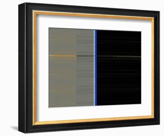 Grey and Black-NaxArt-Framed Art Print