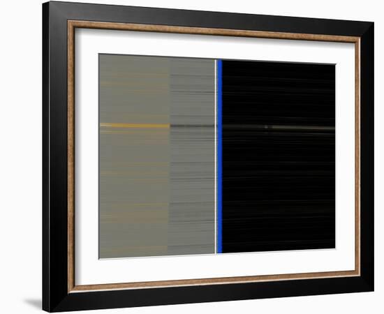 Grey and Black-NaxArt-Framed Art Print