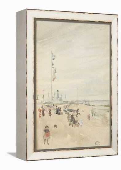 Grey and Pearl: Bank Holiday Banners, 1883-84-James Abbott McNeill Whistler-Framed Premier Image Canvas