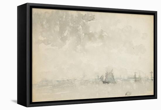 Grey and Silver - North Sea, C.1884-James Abbott McNeill Whistler-Framed Premier Image Canvas