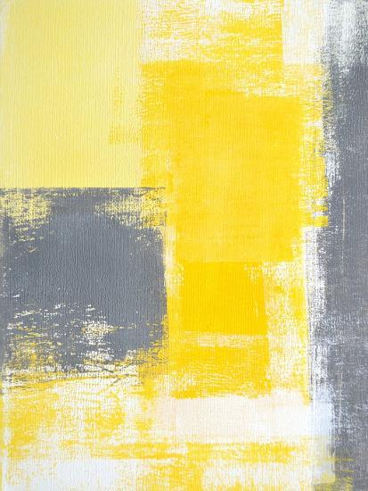 Grey And Yellow Abstract Art Painting Print By T30gallery Grey And Yellow Abstract Art Painting Print By T30gallery