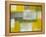 Grey and Yellow Abstract Art Painting-T30Gallery-Framed Stretched Canvas