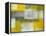 Grey and Yellow Abstract Art Painting-T30Gallery-Framed Stretched Canvas