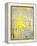 Grey and Yellow Abstract Art Painting-T30Gallery-Framed Stretched Canvas