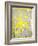 Grey and Yellow Abstract Art Painting-T30Gallery-Framed Art Print