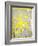 Grey and Yellow Abstract Art Painting-T30Gallery-Framed Art Print