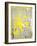 Grey and Yellow Abstract Art Painting-T30Gallery-Framed Art Print