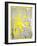 Grey and Yellow Abstract Art Painting-T30Gallery-Framed Art Print