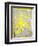 Grey and Yellow Abstract Art Painting-T30Gallery-Framed Art Print