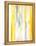 Grey and Yellow Abstract Art Painting-T30Gallery-Framed Stretched Canvas