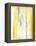 Grey and Yellow Abstract Art Painting-T30Gallery-Framed Stretched Canvas