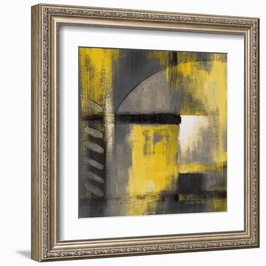 Grey and Yellow Soiree I-Lanie Loreth-Framed Art Print