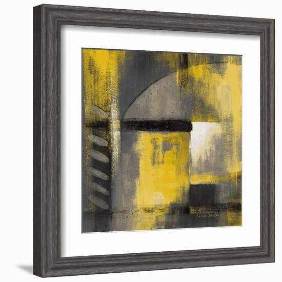 Grey and Yellow Soiree I-Lanie Loreth-Framed Art Print