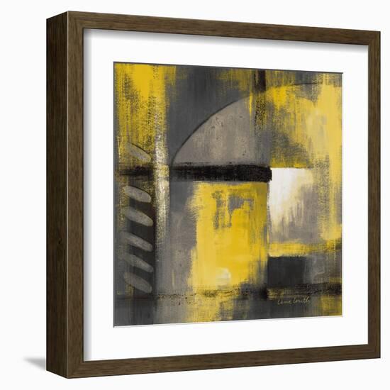 Grey and Yellow Soiree I-Lanie Loreth-Framed Art Print
