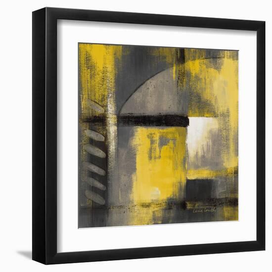 Grey and Yellow Soiree I-Lanie Loreth-Framed Art Print