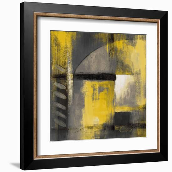 Grey and Yellow Soiree I-Lanie Loreth-Framed Art Print