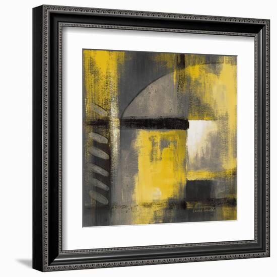 Grey and Yellow Soiree I-Lanie Loreth-Framed Art Print