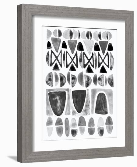 Grey Arches II-Nikki Galapon-Framed Art Print