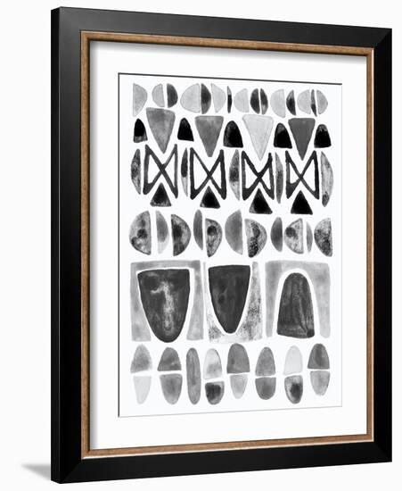 Grey Arches II-Nikki Galapon-Framed Art Print