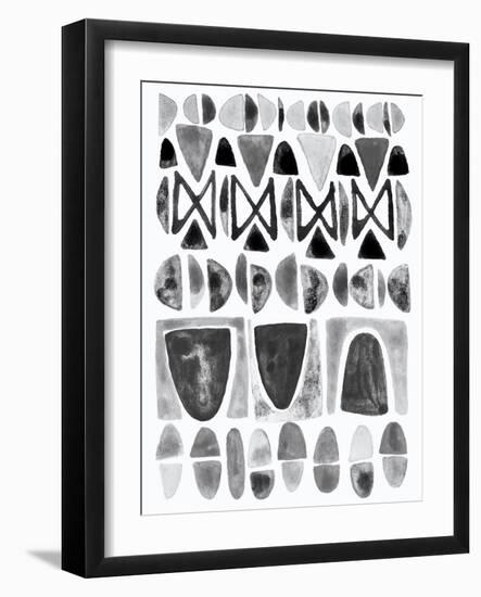 Grey Arches II-Nikki Galapon-Framed Art Print