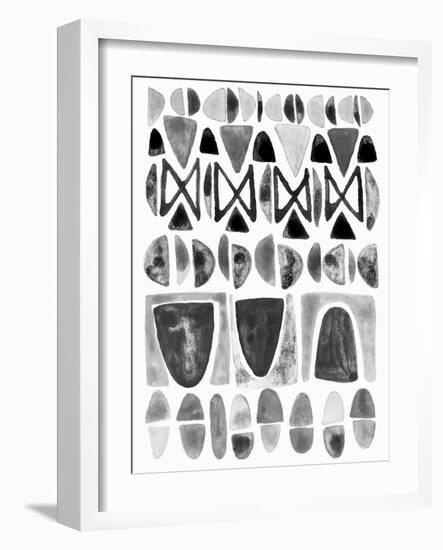 Grey Arches II-Nikki Galapon-Framed Art Print