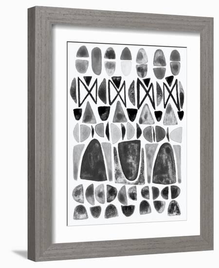 Grey Arches III-Nikki Galapon-Framed Art Print