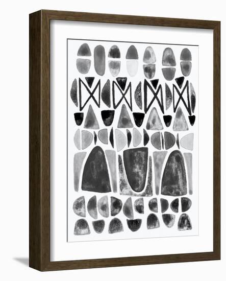 Grey Arches III-Nikki Galapon-Framed Art Print