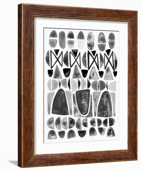 Grey Arches III-Nikki Galapon-Framed Art Print