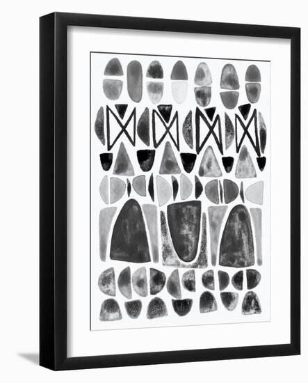 Grey Arches III-Nikki Galapon-Framed Art Print