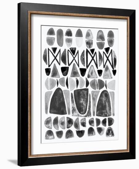 Grey Arches III-Nikki Galapon-Framed Art Print