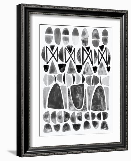 Grey Arches III-Nikki Galapon-Framed Art Print