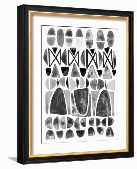 Grey Arches III-Nikki Galapon-Framed Art Print