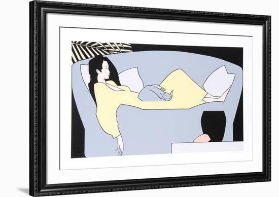 Grey Cat-Tracy Sabin-Framed Serigraph